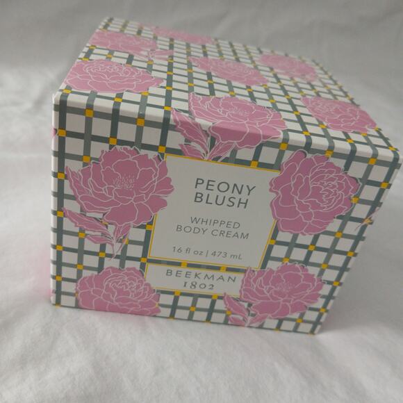 NIB Beekman 1802 PEONY BLUSH 16 oz Whipped Body Cream USA MADE Cruelty-Free - Picture 9 of 9